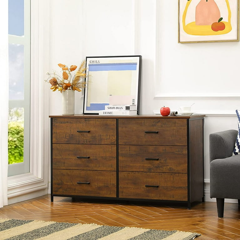 Walnut colored dresser deals