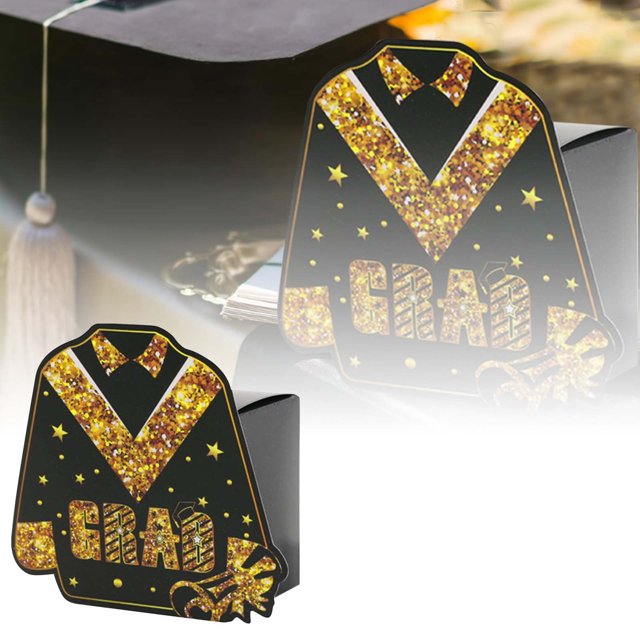 Graduation Boxes Graduation Season Party Candy Set Clothing Paper Baking Bag Friendly Kraft Paper Holiday Party Candy (50pc) Food Container Silicone Sealer Bags Small Chip Storage Vegetable Bags for