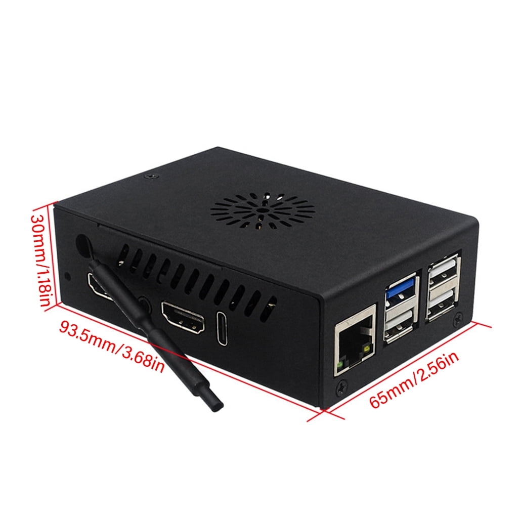 AOOOWER Aluminum Enclosure Case With Cooling Fan Efficient Protective Box For Orange 5
