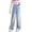 Z1 Blue, variant on Girls Embroidered Jeans Wide Leg Denim Pants with Heart Design, Elastic Waist Loose Fit Casual Pants for Kids Spring,7-8 Years