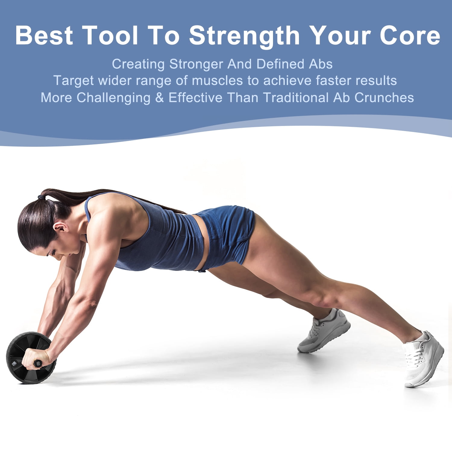 Ab Wheel W/Knee Pad