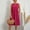 Wine, variant on Swuxness Summer Women's Sleeveless Midi Dresses Comfortable Solid Color Feminine Waist