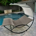 thumbnail image 2 of Double Chaise Rocker - Aluminum, 2 of 5