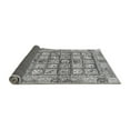 thumbnail image 2 of Ahgly Company Indoor Round Abstract Gray Modern Area Rugs, 7' Round, 2 of 4