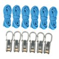 thumbnail image 1 of Cuerda con tensor de rodillo, ajustador de paracord, kit de , durabilidad, alta resistencia, herramienta para tensar cuerdas en embarcaciones. 6 cuerdas 6 ganchos, 1 of 8