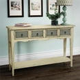 thumbnail image 2 of Home Fare Deux Tons en Détresse Table Console Blanche, 2 of 2