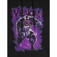 thumbnail image 4 of Marvel Venom Men's and Big Men's Graphic Hoodie with Long Sleeves, Sizes S-3XL, 4 of 5