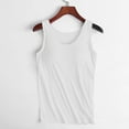 thumbnail image 6 of Camisole Tops For Women Womens Tank Tops With In Bra Plus Size Padded Camisole Shelf Bra Workout Yoga Shirt Casual Basic Undershirt, 6 of 7