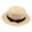 Khaki, variant on Sun Hats for Women Wide Brim Straw Boater Hat Foldable Packable Beach Caps Ladies Summer Ribbon Bow Panama Cap Brown