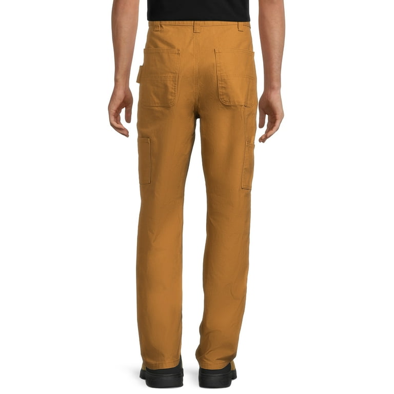 Smith's Workwear Men's Black Olive Canvas Cargo Work Pants (36 X 32) in the  Work Pants department at