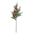 thumbnail image 2 of Gleefy Artificial Red Berry Christmas Branch, Faux Winter Branch Bunch for Vase, Table Centerpiece, Mantel, Indoor Home Decor, 2 of 7