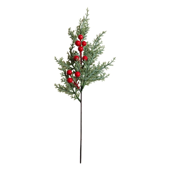 Xuyuer Christmas Artificial Branches with Berries, 18.1 Inch Multicolor Vase Fillers for Home Table Mantel Holiday Decor