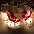thumbnail image 5 of LED Christmas Snowman String Lights | 20 LED Warm White | Battery Operated | High Brightness | Energy Saving | Indoor Outdoor Holiday Party Wedding Décor Lantern | 6.5 ft Strip | Decorative Lighting, 5 of 9
