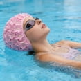 thumbnail image 4 of Klonfd Elegant Floral Print Swim Cap For Comfortable Waterwear And Pool, 4 of 6