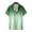 Green, variant on WREESH Men's Comfortable Button Down Shirts Fashion Printing Short Sleeve Turndown Collar Gradient Shirts Color Blocking Tops Purple
