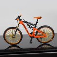 thumbnail image 3 of XINQIHANG 1:10 Alloy Bicycle Model, Free Standing Finger Mountain Bike Toy, Mini Mountain Riding Bike Model Toy, Finger Bicycle Toy Tabletop Ornament, Home Decorative Crafts for Children and Adults, 3 of 7