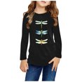 thumbnail image 2 of Nskgu Girl Long Sleeve Shirts Cotton Casual Graphic Fashion T-Shirts Kids Sweatshirts Cute Printed for Girls Boys, 2 of 5