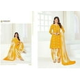 thumbnail image 4 of Punjabi Women's Wear Designer Patiyala Dress Indian Pakistani Shalwar Kameez Suits ( Yellow, 4XL - 50 ), 4 of 5