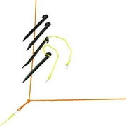 Park & Sun Sports 1/4" Orange Poly Cord Outdoor Volleyball Boundary