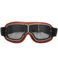 thumbnail image 1 of Gafas para motocicleta, ciclismo, esquí y montañismo con protección antivaho y UV, de color marrón y gris, para exteriores, resistentes al viento, 1 of 8