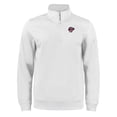 thumbnail image 2 of Unisex Cutter & Buck White Jacksonville Jumbo Shrimp Clique Lift Eco Performance Half-Zip Pullover Top, 2 of 3