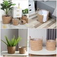 thumbnail image 6 of Seagrass Belly Basket 25CM Planter Cover Vintage Hamper, 6 of 6