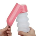 thumbnail image 3 of TIMIFIS Bouteille d'Eau pour Chien, Distributeur d'Eau Portable Étanche pour Chiot avec Distributeur d'Eau pour Animaux de Compagnie Marche Extérieure, Randonnée, Voyage, Plastique de Qualité Alimentaire - Été, 3 of 6