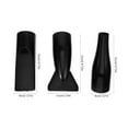 thumbnail image 2 of SKISUNO 3Pcs Hair Dryer Comb Nozzle Black ABS for Dispersing Airflow During Styling, 2 of 8