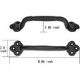 thumbnail image 2 of 2 Pairs Of Drawer Track Slides Two-Section Rails Two-Section Slides Thickened Computer Desk Keyboard Wardrobe Cabinet Mute Pulley, 2 of 5