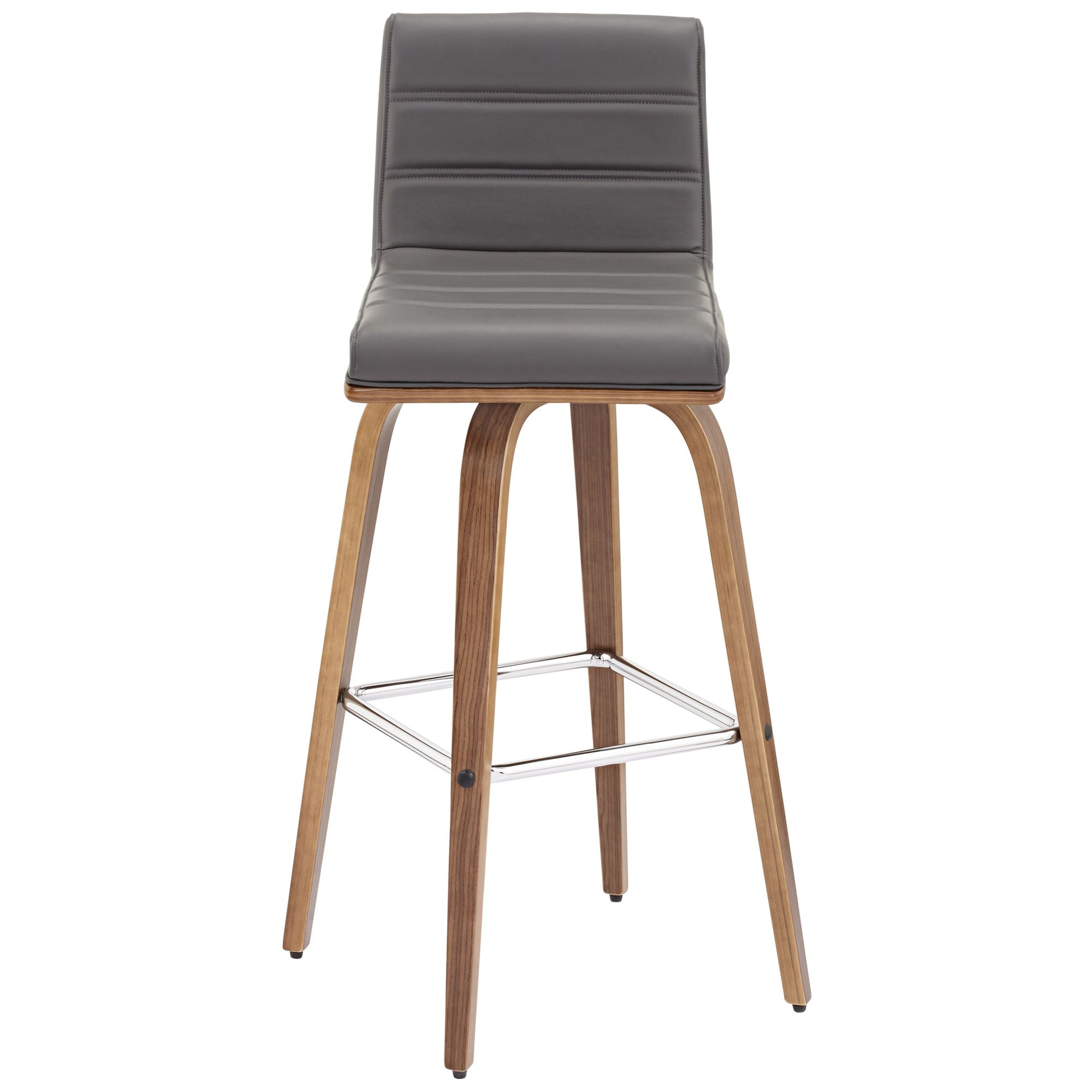 Armen Living Vienna Walnut Swivel Bar Stool 29 1 2