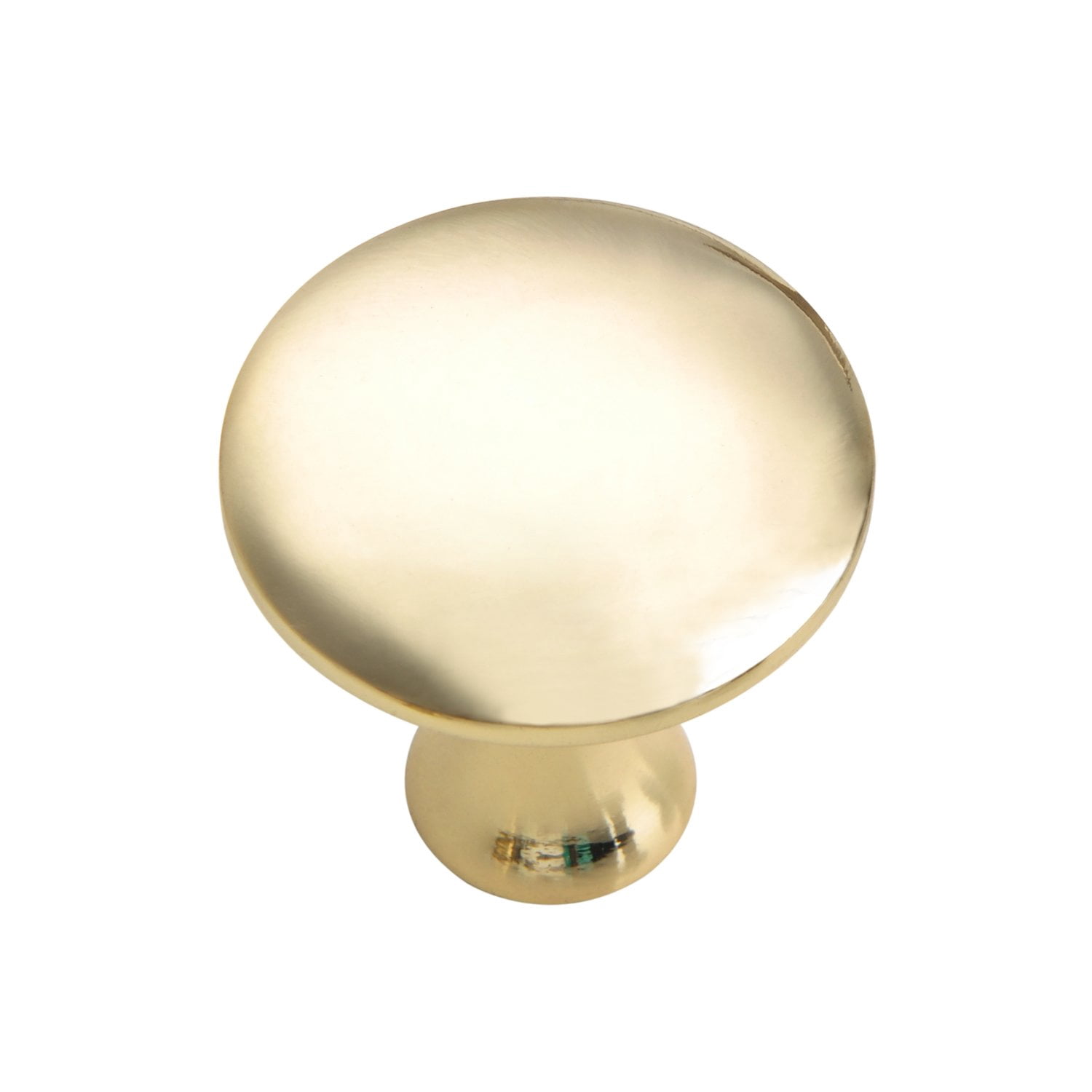 Utopia Alley 10pcs Charlton Cabinet Ring Pull Knob - Decorative Cabinet Drop Pull Knobs for Cabinets and Drawers - Vintage Cabinet Hardware with Hand Finished Polished Gold - Pull Knobs 1 1/5"