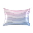 thumbnail image 7 of Yayeee Pillowcase Queen Size Set of 2 Satin Wrinkle Resistant Pillow Case, Light Blue Gradient, 7 of 7