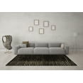 thumbnail image 3 of Ahgly Company Indoor Rectangle Abstract Brown Modern Area Rugs, 2' x 5', 3 of 4