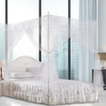 thumbnail image 3 of Luxury Princess Bed with Three Side Openings with Curtain, Canopy, Mosquito Net and Bedding (S), 3 of 4