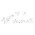 thumbnail image 6 of Abbraccia Love IS Sweet and Heart Wooden Sign Photo Props Romantic Valentine's Day Table Decoration for Wedding Reception Desk Elegant White, 6 of 10