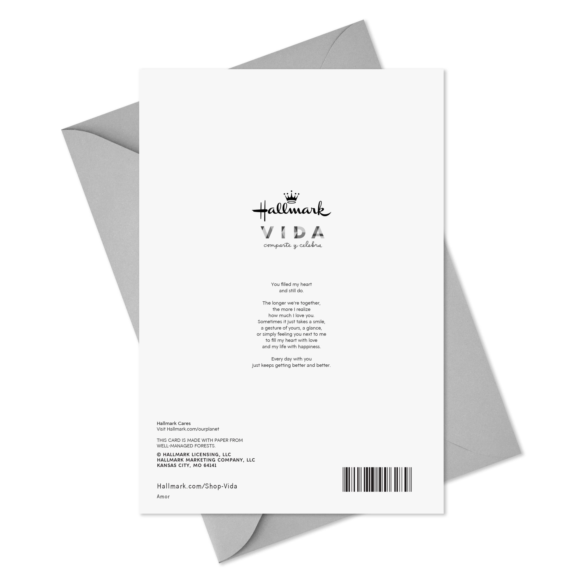 Hallmark VIDA Spanish-Language Romantic Love Card (You Still Fill My Heart)