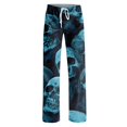 thumbnail image 5 of QWKLEAJ Halloween Pajama Pants Women Loose Fit Elastic Waist Lounge Sleepwear Holiday Party Casual Long Trousers Novelty Print Bottoms Comfy Home Wear Festive Themed Cozy Legging Style, 5 of 5
