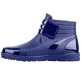 thumbnail image 2 of QISIWOLE Men's Fashion Rain Boots Low To Help Non-Slip Solid Color Waterproof Boots clearance under $10 !, 2 of 4