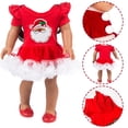 thumbnail image 2 of TQEHS Ropa de muñeca apta para muñeca bebé de 18 pulgadas, conjunto navideño, festival de cumpleaños para regalo de bebé Y0B9, 2 of 5