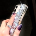 thumbnail image 3 of for iPhone 12 & iPhone 12 Pro Case for Women，Very Shiny Luxury Bling Phone Case with 3D Glitter Sparkle Crystal Rhinestone Diamond Gems on Hard Reflective PC Back Cover for Girls（Silver）, 3 of 13