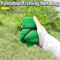 thumbnail image 5 of Easy to Carry Green Nylon Fishing Fishing Basket And Protection Thread Collapsible Fish Cage Green Fish Cage Fishing Net Bag 50X40CM, 5 of 8