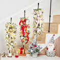 thumbnail image 1 of Xihbxyly Corona Navideña Iluminada, Guirnalda Preiluminada para Escalera, Decoración con Piñas y Lazos, Decoración Festiva para El Hogar, Uso Interior y Exterior, Decoración Navideña para La Puerta d, 1 of 7