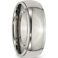 thumbnail image 4 of Titanium Polished 8mm Ridged Edge Band (Size 11) Made In China tb24-11, 4 of 5