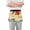 Cranes Birds with Waves and Sun, variant on Rainbow Paint Server Apron with 3 Pockets Waterproof Waitress Waist Short Apron for Man Woman 12 Inches