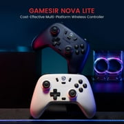 GameSir Nova Lite Wireless Gamepad Controller with Bluetooth, Dongle, Wired for Switch, Android, IOS, PC & Steam Games(Pink with Receiver)