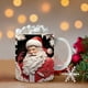 thumbnail image 1 of Taza navideña inflada con diseño de muñeco de nieve, taza de Papá Noel inflada de 15 oz y 11 oz., 1 of 5
