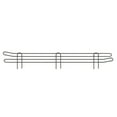 thumbnail image 2 of Honey Can Do 36" Anti-Slide Screen for Shelving Unit, Black, 2 of 2