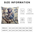 thumbnail image 5 of PRATYUS Chinoiserie Pillow Covers ，Blue and White Pillow Covers Outdoor Decorative Pillow Covers for Couch Bed Sofa Cushion Farmhouse Pillowcases  20x20in, 5 of 5