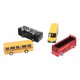 thumbnail image 5 of Modelo de autobús Colección de vehículos extraíbles Juguete de decoración para niños mayores de 3 años 4 piezas, 5 of 5