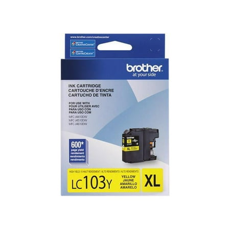 UPC: 0012502633471 | Brother Genuine LC103 High-Yield Printer Ink Cartridge Yellow